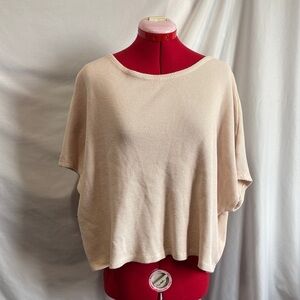 TKEES Beige Short Sleeve Top XS300